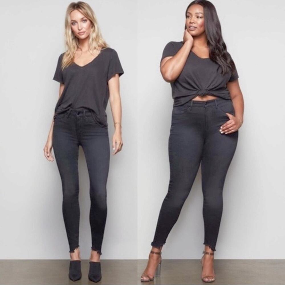 Good American Skinny High rise frayed Step Hem - Size 8/29